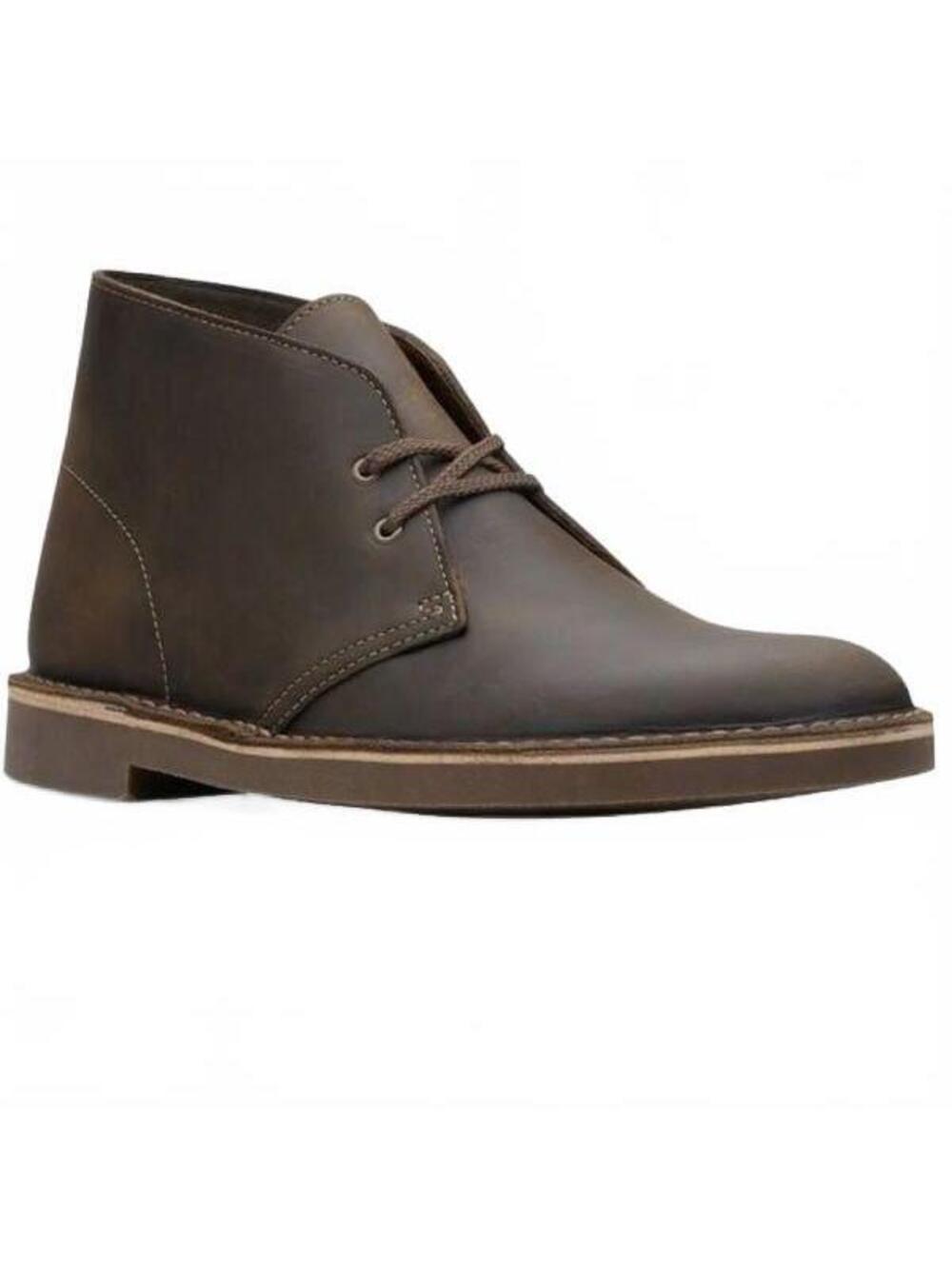 Clarks Bushacre 2 Chukka Brown Beeswax Leather Ankle Boot 9